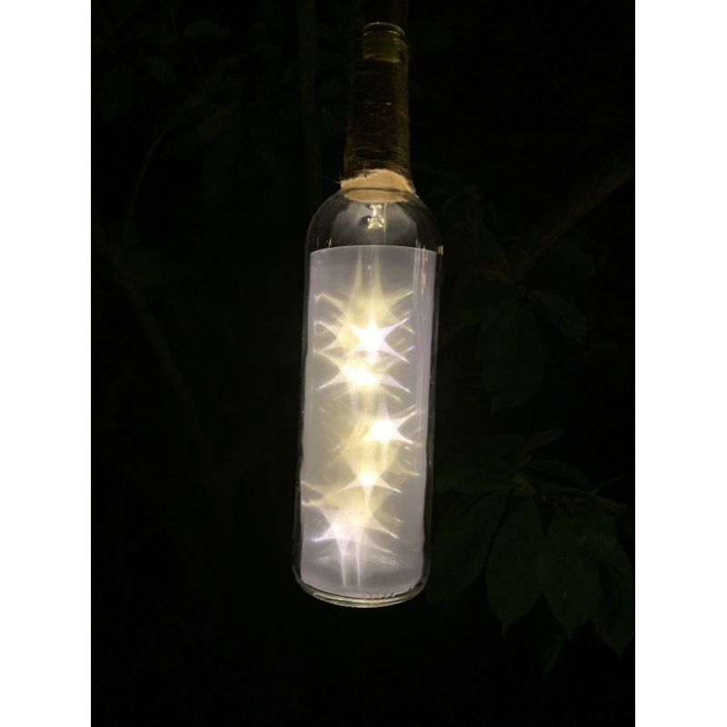 Fles met sterrenlicht